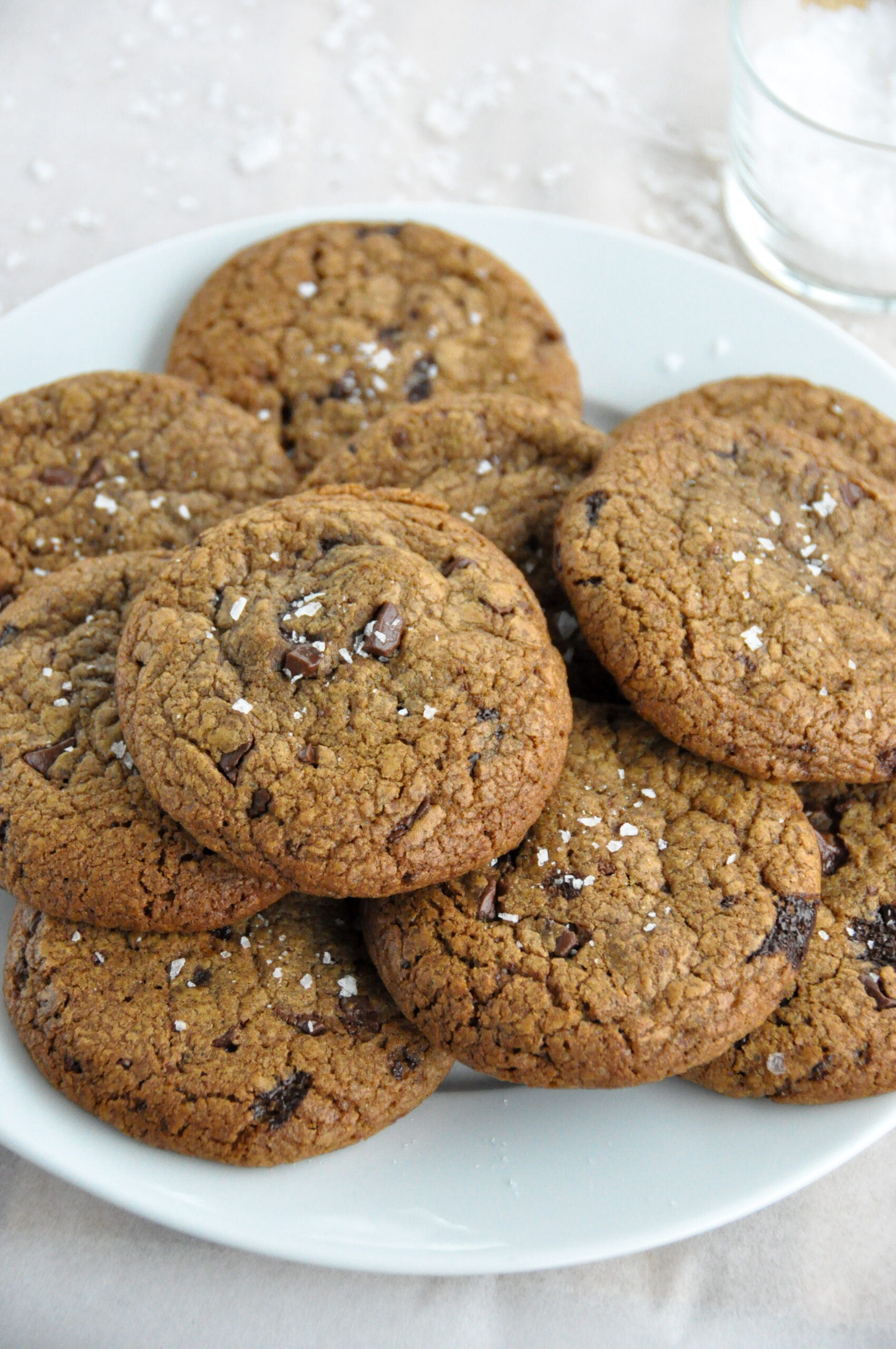 Nutella Chocolate Chip Cookies mit brauner Butter