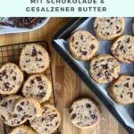 Shortbread Cookies mit Schokolade und gesalzener Butter