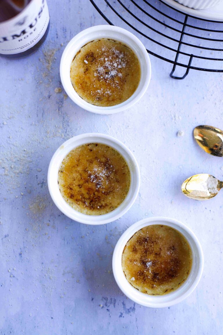 Crème Brûlée with Sparkling Wine - Crazy Kitchen